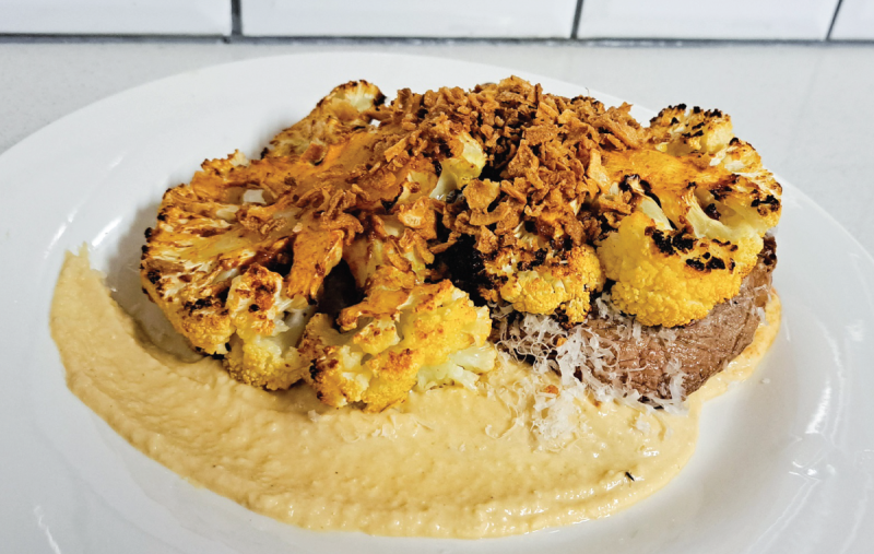 Ironrich Recipe Steak with Harissa Cauliflower Western Cape Blood