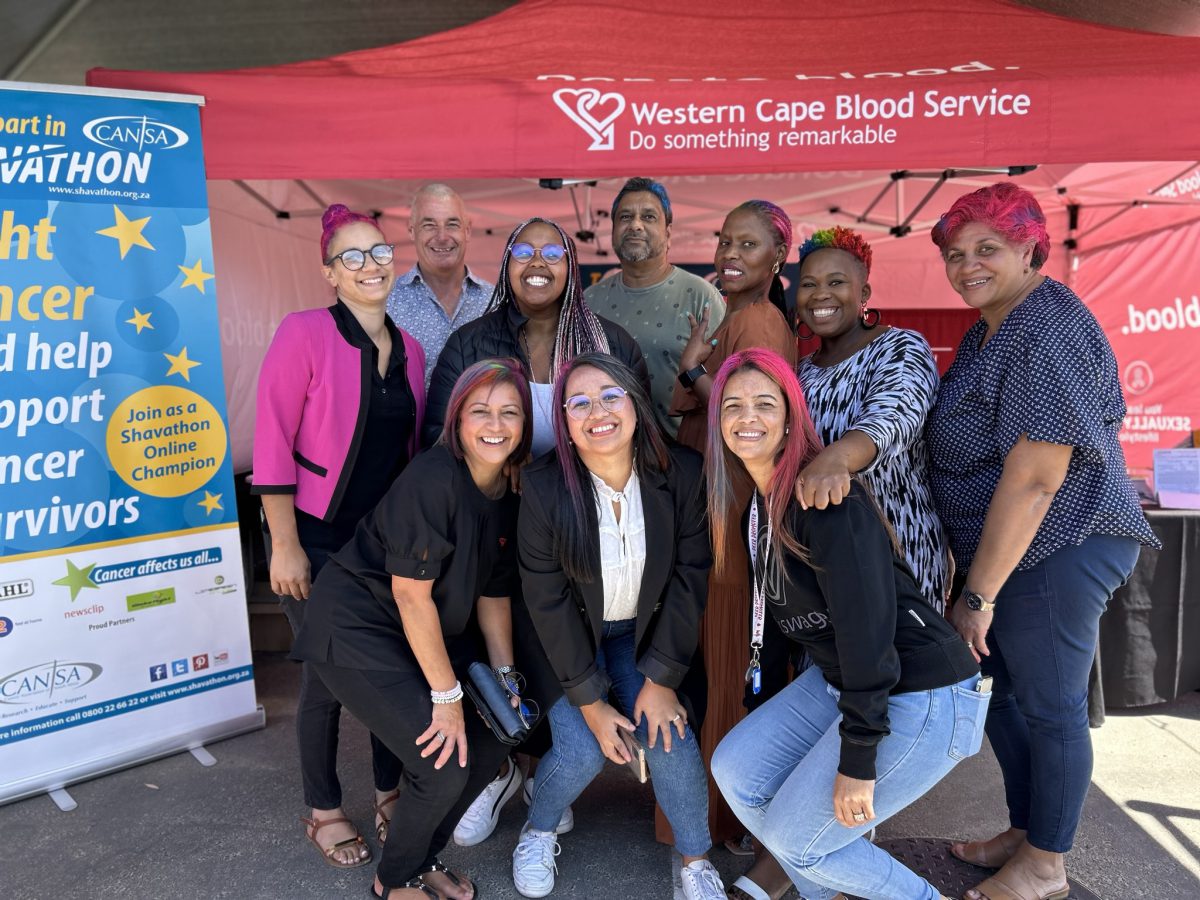 Our First CANSA Shavathon Western Cape Blood Service