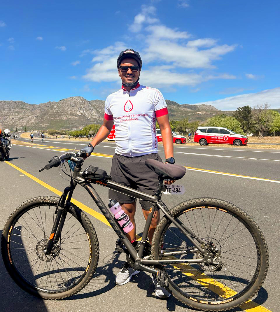 Cape Town Cycle Tour - WCBS cyclist