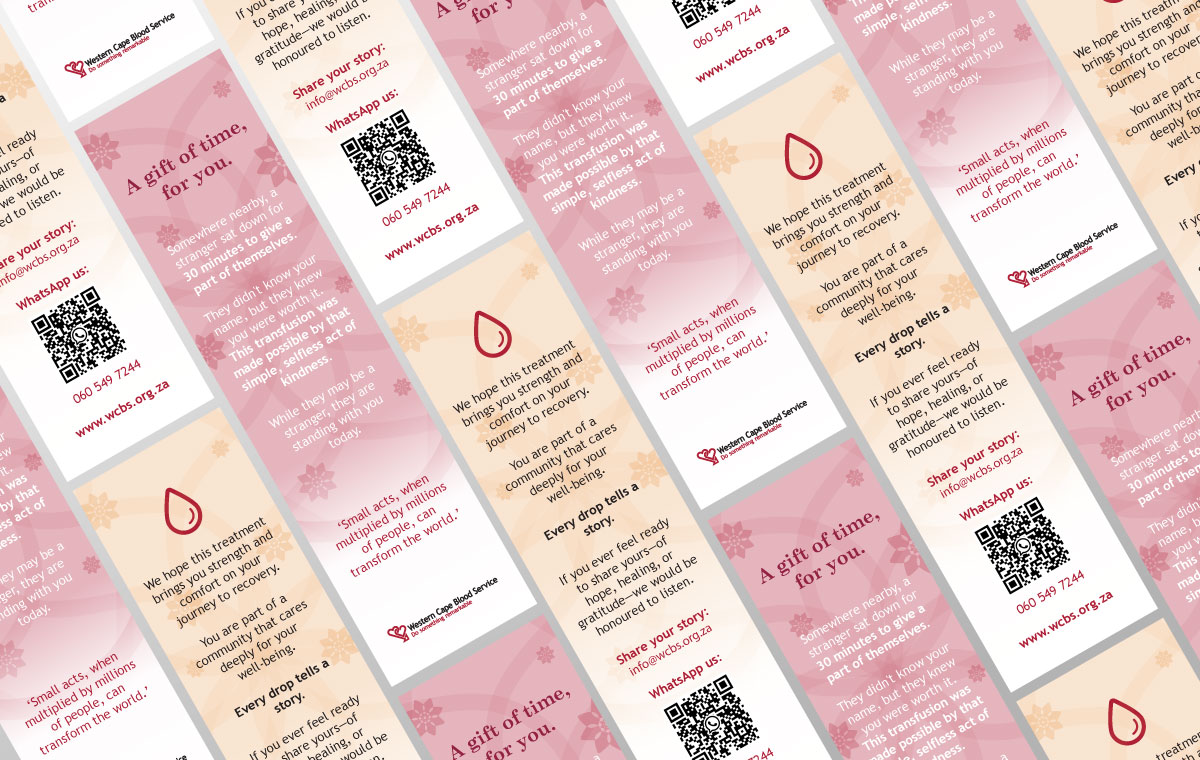 Blood recipient bookmark